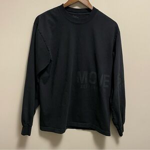 Buff Bunny Moves Collection Black Long Sleeve Tee Women’s Size Medium